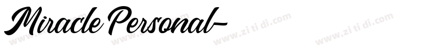 Miracle Personal字体转换